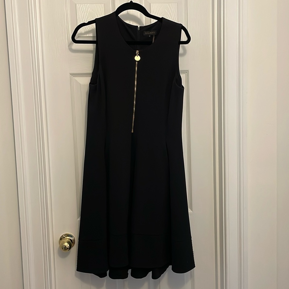 Donna Karan black A-line dress